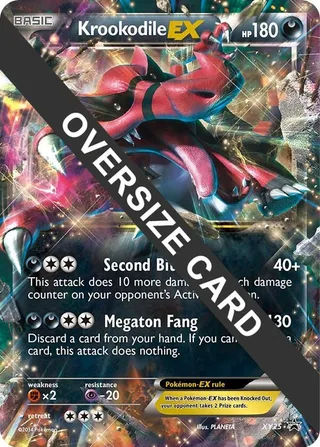 Krookodile EX - XY25 #XY25 · Jumbo cards Pokémon card
