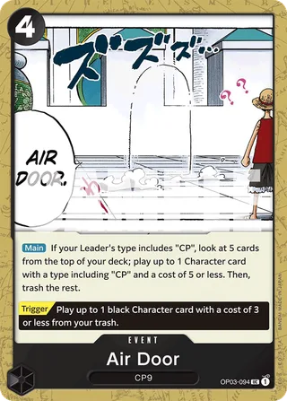 Air Door (Jolly Roger Foil) #OP03-094-jolly-roger-foil · Premium Booster -The Best- One Piece card
