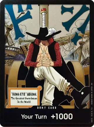 DON!! Card (Dracule Mihawk) #don-card-dracule-mihawk · The Azure Sea's Seven One Piece card