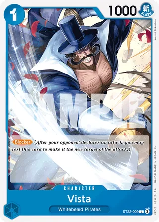 Vista #ST22-009 · ST-22: Starter Deck 22 Ace & Newgate One Piece card
