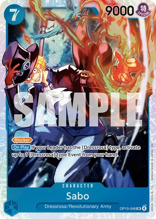 Sabo #OP15-046 · Adventure on Kami's Island One Piece card