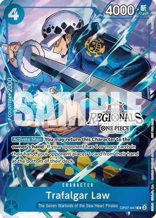 Trafalgar Law (Online Regional Participation Pack 2025 Vol.2) #OP07-047-online-regional-participation-pack-2025-vol-2 · One Piece Promotion Cards One Piece card