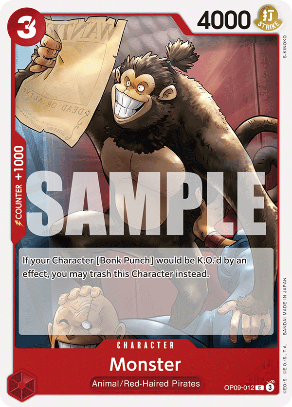 Monster full card art