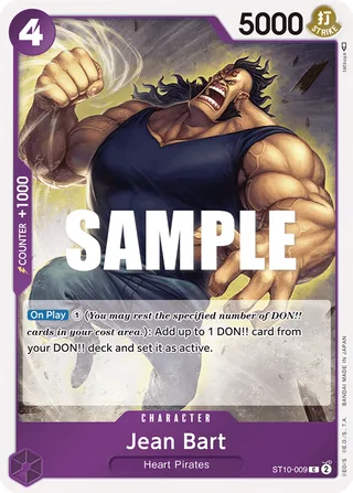 Jean Bart #ST10-009 · ST-10: Ultra Deck The Three Captains One Piece card