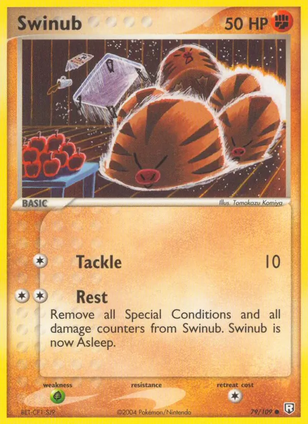 Swinub full card art