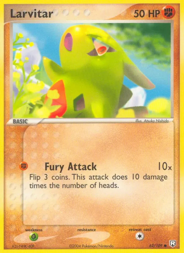 Larvitar full card art