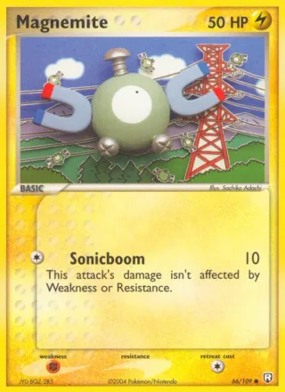 Magnemite #66 · Team Rocket Returns Pokémon card