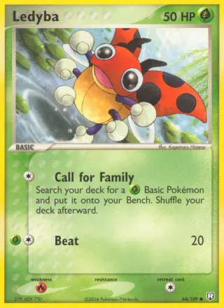 Ledyba #64 · Team Rocket Returns Pokémon card