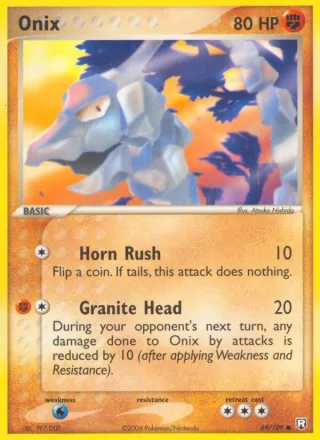 Onix #69 · Team Rocket Returns Pokémon card