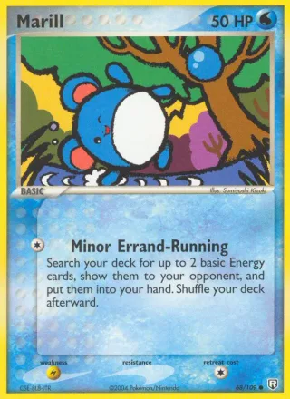 Marill #68 · Team Rocket Returns Pokémon card