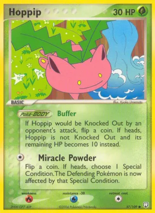 Hoppip #57 · Team Rocket Returns Pokémon card