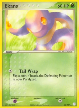 Ekans #55 · Team Rocket Returns Pokémon card