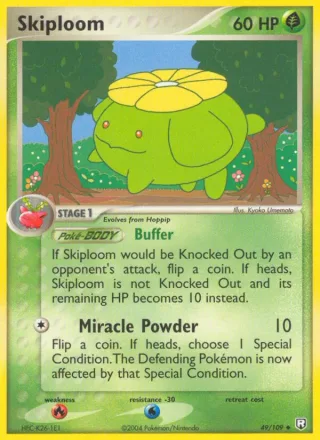 Skiploom #49 · Team Rocket Returns Pokémon card