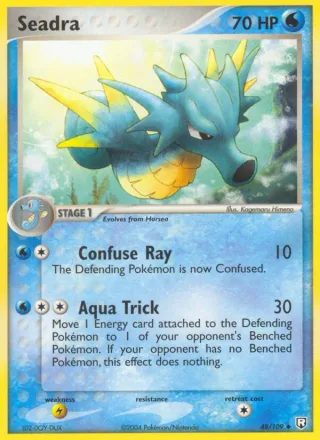 Seadra #48 · Team Rocket Returns Pokémon card