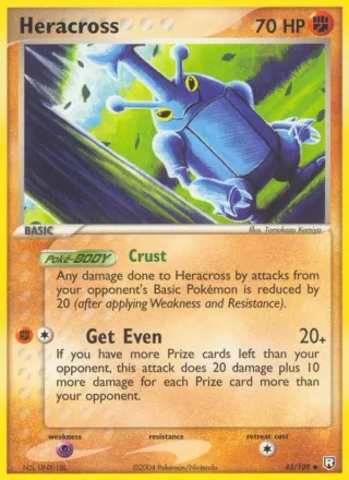 Heracross #43 · Team Rocket Returns Pokémon card