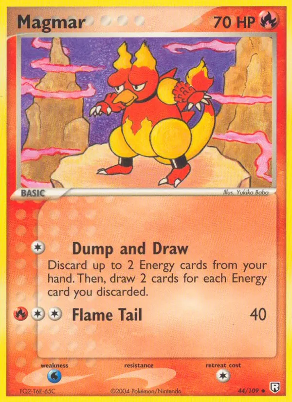 Magmar full card art