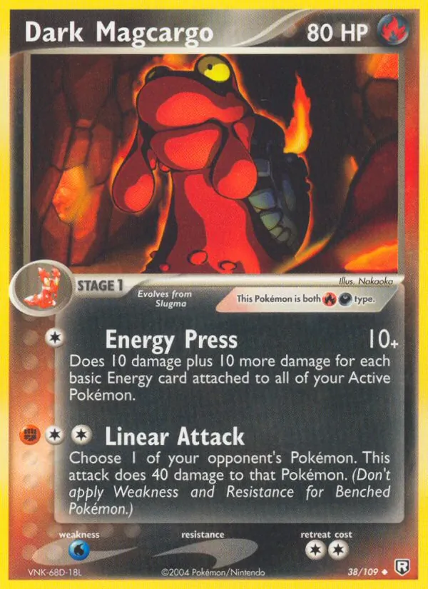 Dark Magcargo full card art
