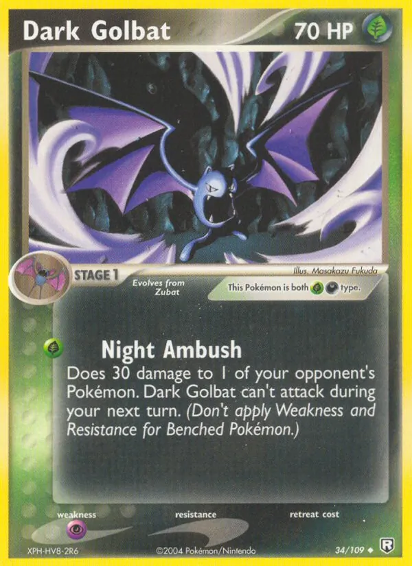 Dark Golbat full card art