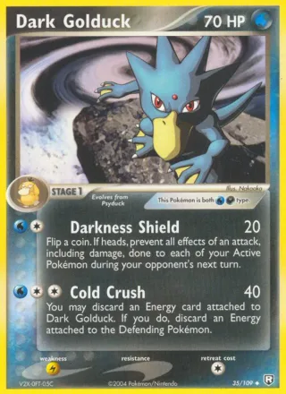 Dark Golduck #35 · Team Rocket Returns Pokémon card