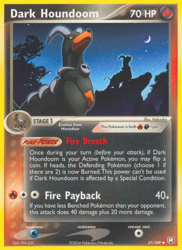 Dark Houndoom full card art