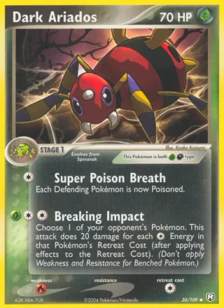 Dark Ariados #30 · Team Rocket Returns Pokémon card