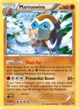 Mamoswine · BREAKthrough Pokémon card