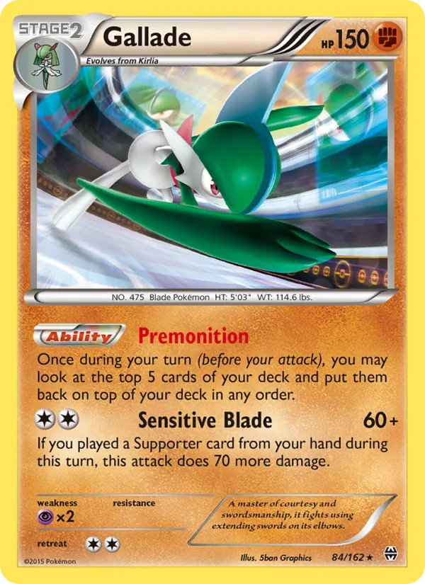 Gallade full card art