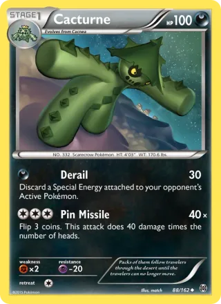 Cacturne #88 · BREAKthrough Pokémon card