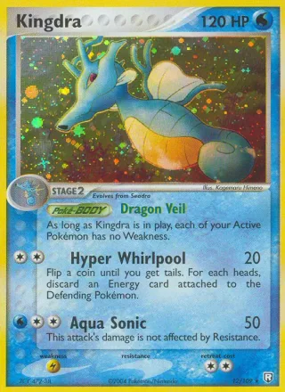 Kingdra #12 · Team Rocket Returns Pokémon card