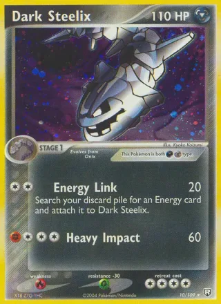 Dark Steelix #10 · Team Rocket Returns Pokémon card
