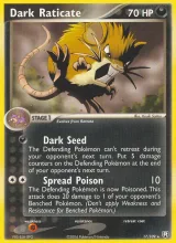 Dark Raticate · Team Rocket Returns Pokémon card