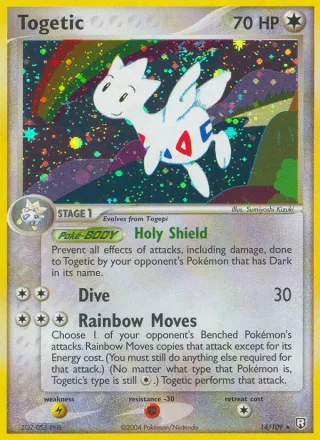 Togetic #14 · Team Rocket Returns Pokémon card