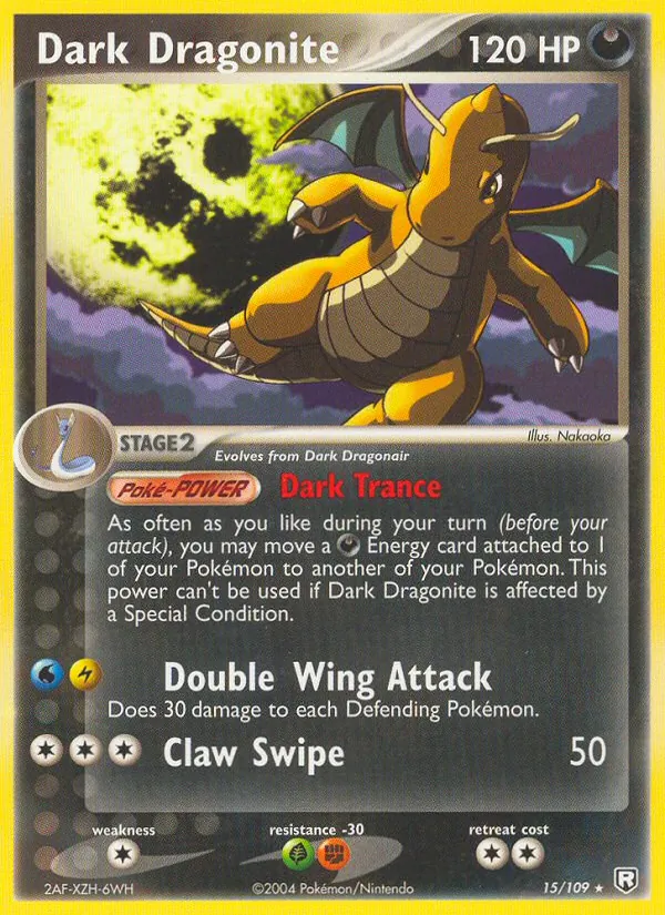 Dark Dragonite full card art