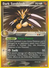 Dark Sandslash · Team Rocket Returns Pokémon card