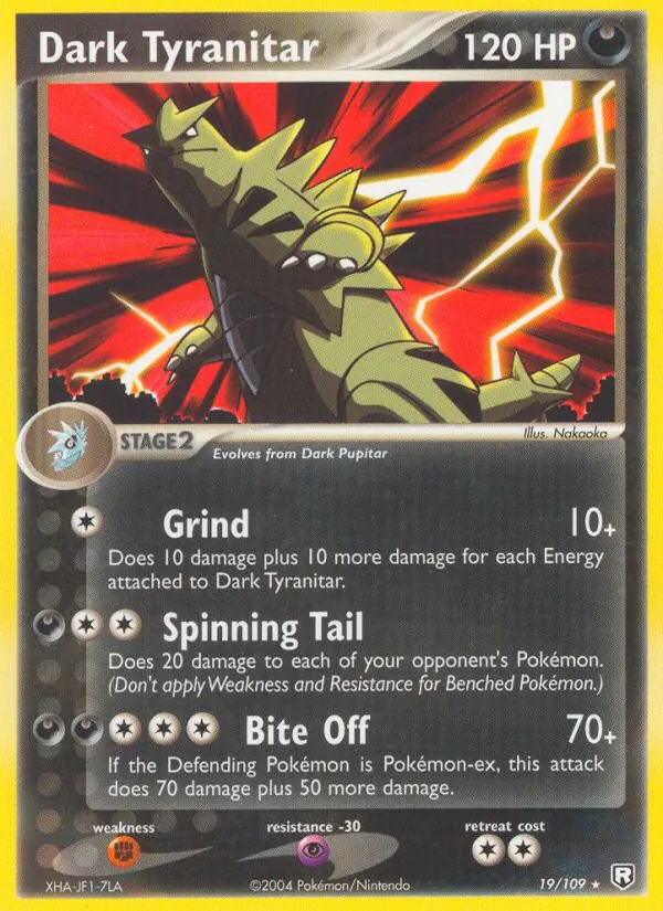 Dark Tyranitar full card art