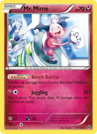 Mr. Mime #97 · BREAKthrough Pokémon card