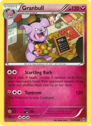 Granbull #99 · BREAKthrough Pokémon card