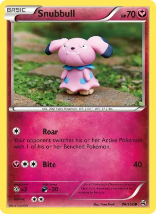 Snubbull #98 · BREAKthrough Pokémon card