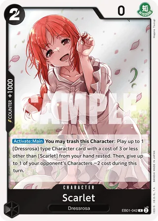 Scarlet #EB01-042 · Extra Booster: Memorial Collection One Piece card