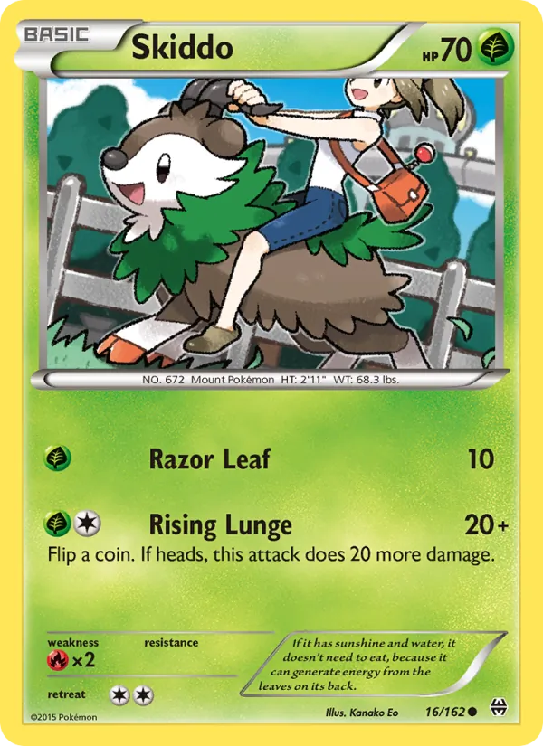 Skiddo full card art