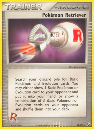 Pokémon Retriever #84 · Team Rocket Returns Pokémon card