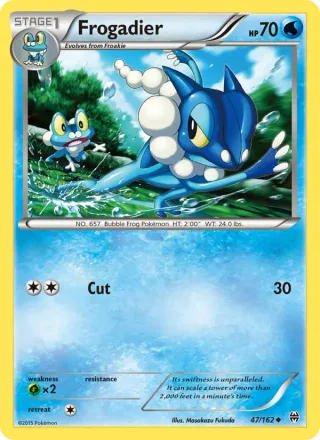 Frogadier #47 · BREAKthrough Pokémon card