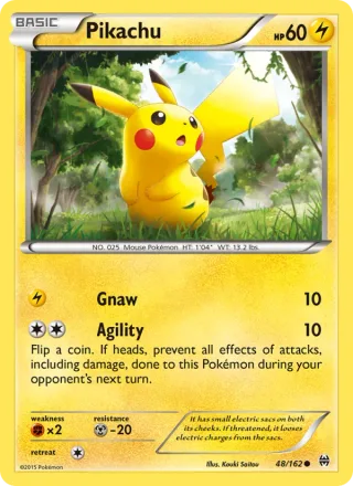 Pikachu #48 · BREAKthrough Pokémon card