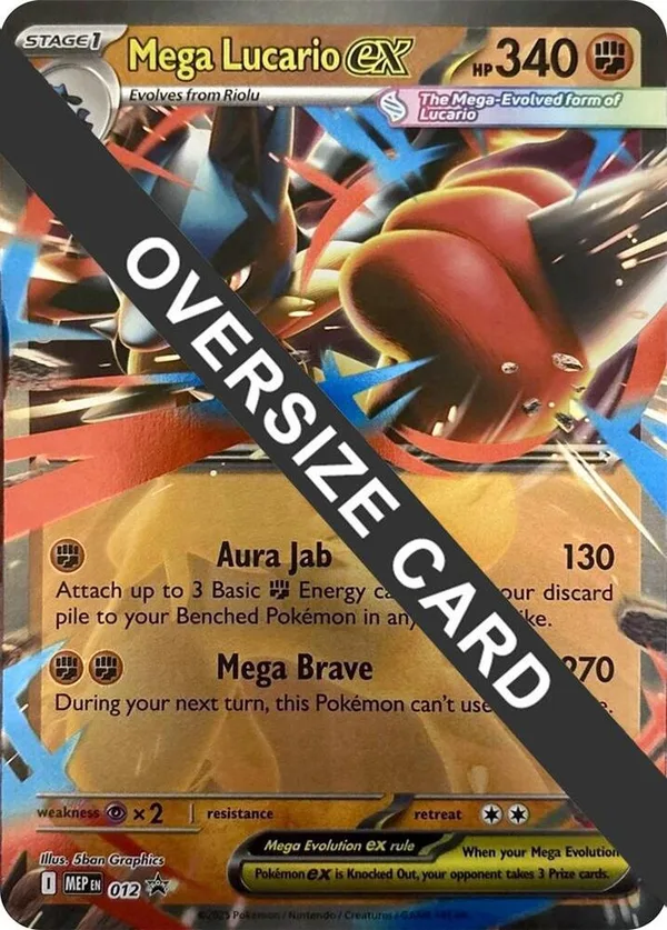 Mega Lucario ex - 012 full card art