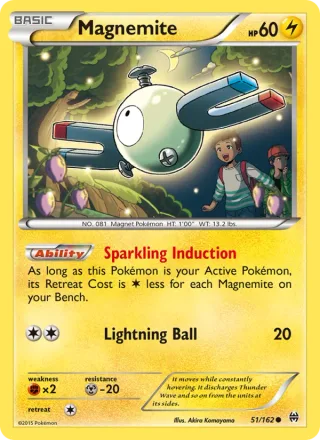 Magnemite #51 · BREAKthrough Pokémon card