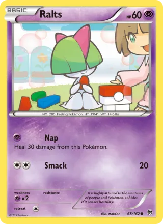 Ralts #68 · BREAKthrough Pokémon card