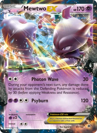 Mewtwo EX #61 · BREAKthrough Pokémon card