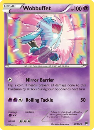 Wobbuffet #67 · BREAKthrough Pokémon card