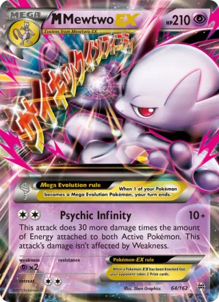 M Mewtwo EX #64 · BREAKthrough Pokémon card