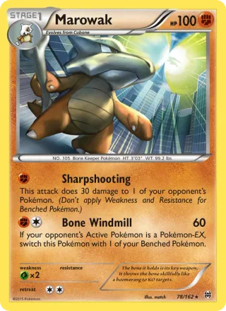Marowak #78 · BREAKthrough Pokémon card